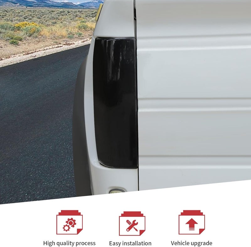 JeCar Smoked Tail Light Cover Trim Guards for 2009-2014 Ford F150 Raptor - Image 5